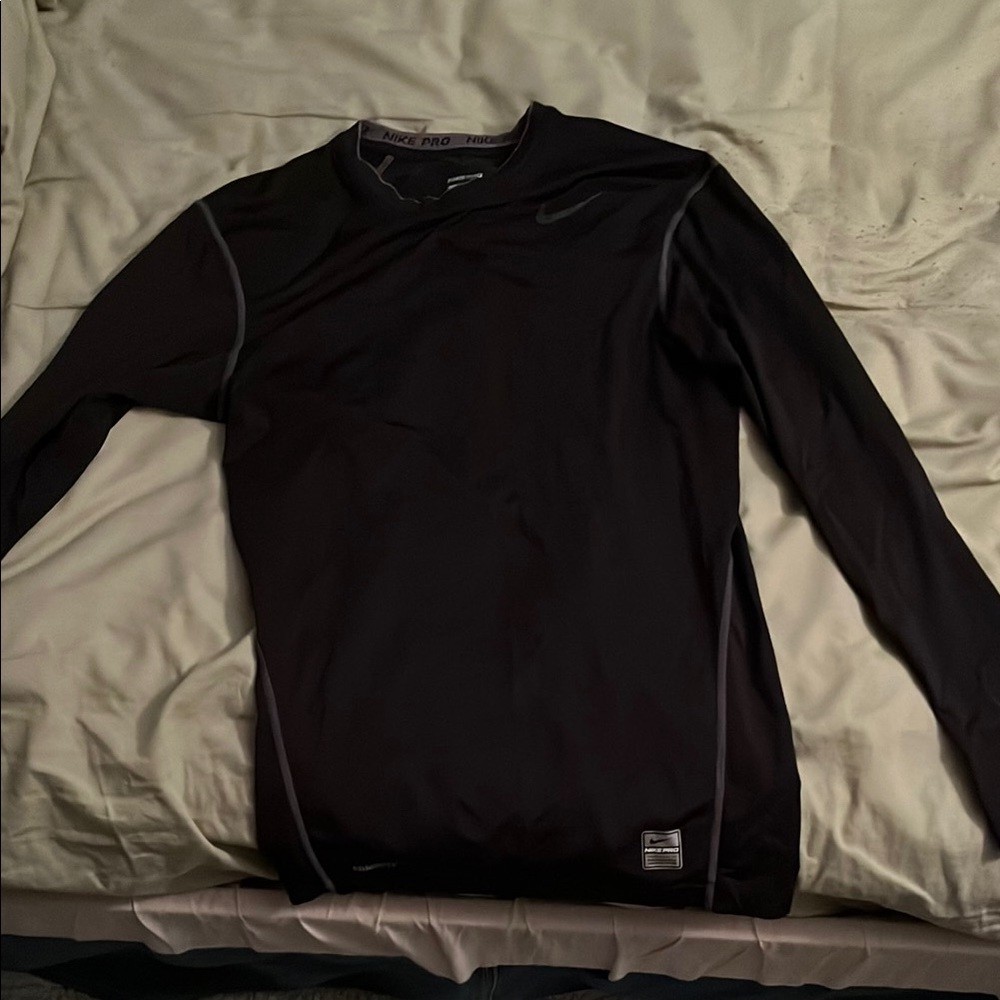 Nike Black Long Sleeve Athletic Shirt